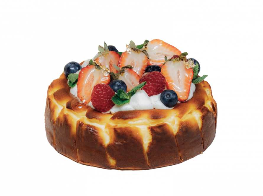 Berry Basque Cheesecake